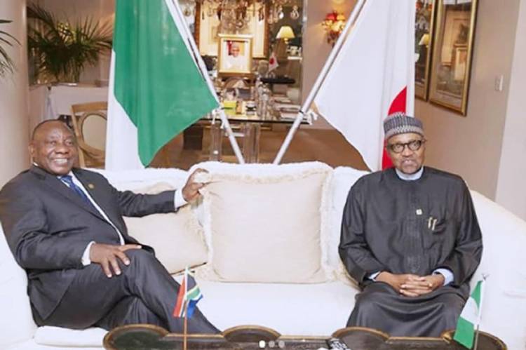 President Buhari harps on improved relations with South Africa