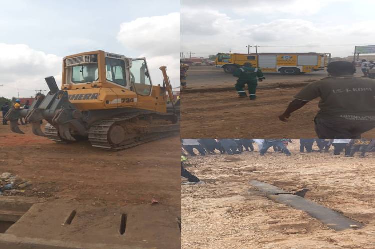 Updated: Gas pipeline leakage along Lagos/Ibadan expressway brought under control