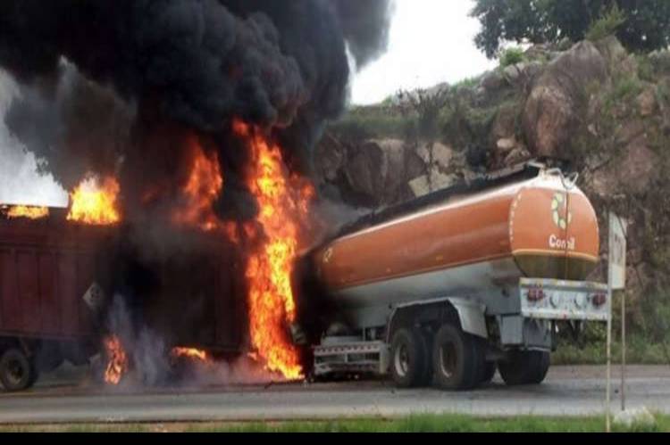 Tanker explodes in Ibadan