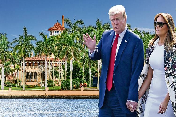 Donald Trump back home in Palm Beach County, Florida