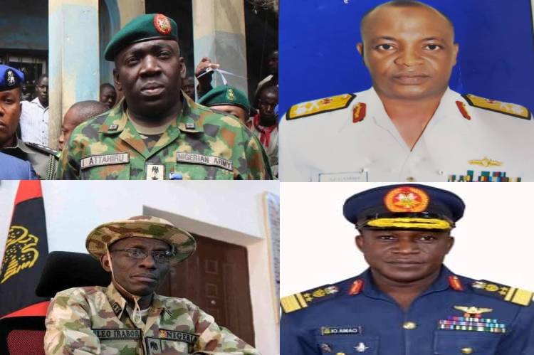Profile: Meet Nigeria’s new Service Chiefs