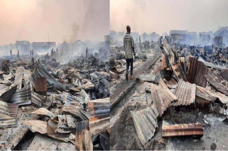 Traders count losses as fire guts Rivers Timber market