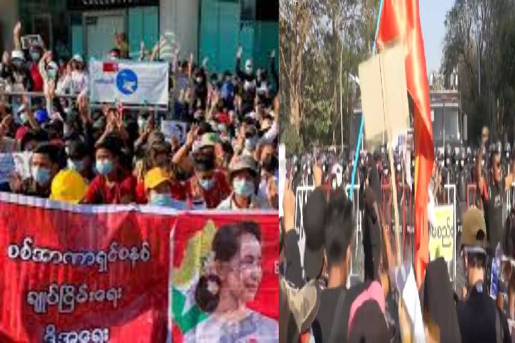 Anti-coup protests in Myanmar enters 5th day despite increasing use of force by military