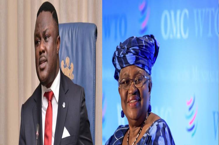 Ayade congratulates Okonjo-Iweala on appointment as WTO DG