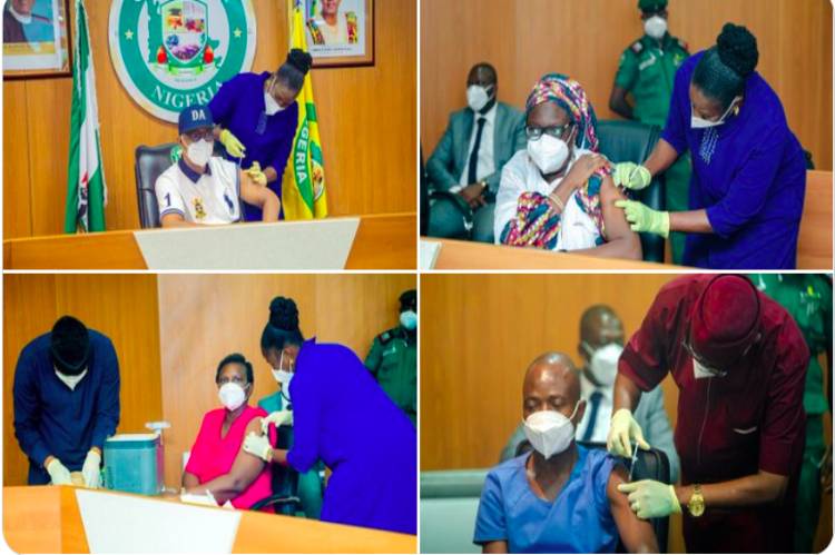 Ogun Governor, deputy, receive COVID-19 Vaccines