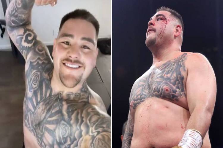 Andy Ruiz Jr displays incredible body transformation