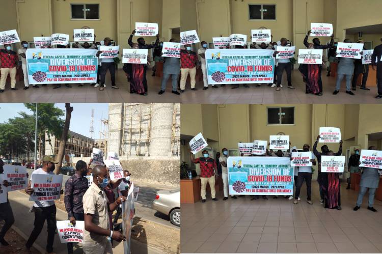 Contractors protest over non payment of PPE supplies in FCT