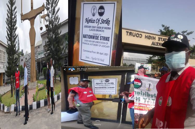 Courts in Lagos shut down as JUSUN begins indefinite strike