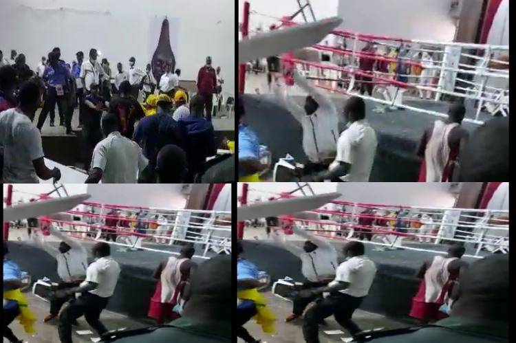 Video: Team Ogun allegedly disrupts boxing event at National Sports Festival
