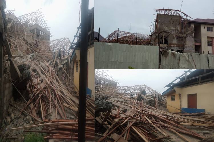 Two-Storey ‘Accident And Emergency Building’ in Abia State collapses