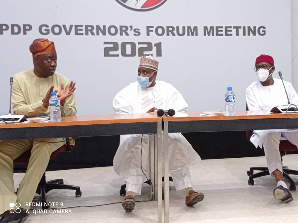 Communique issued by PDP Governors’ Forum at the end of its meeting in Ibadan