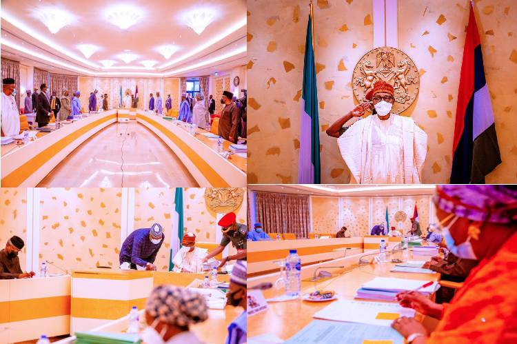 Photos: President Buhari presides over weekly FEC meeting
