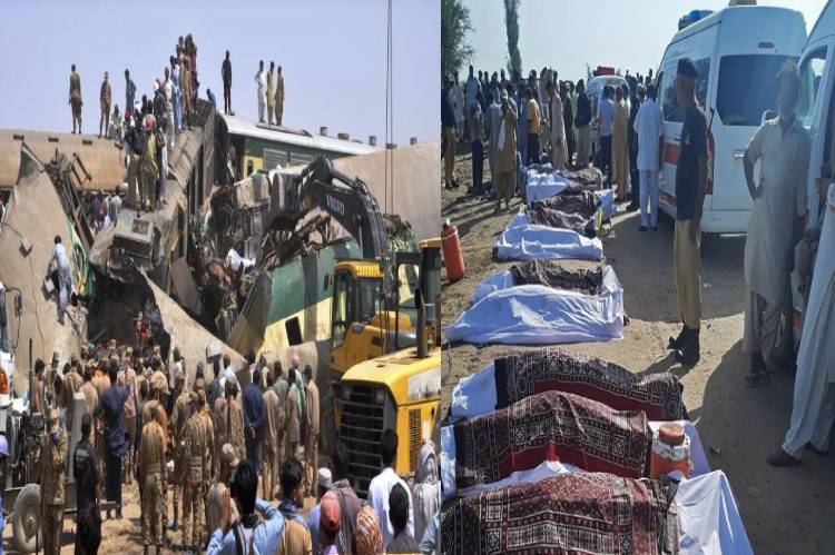 At least 40 dead after 2 trains collide in Southern Pakistan