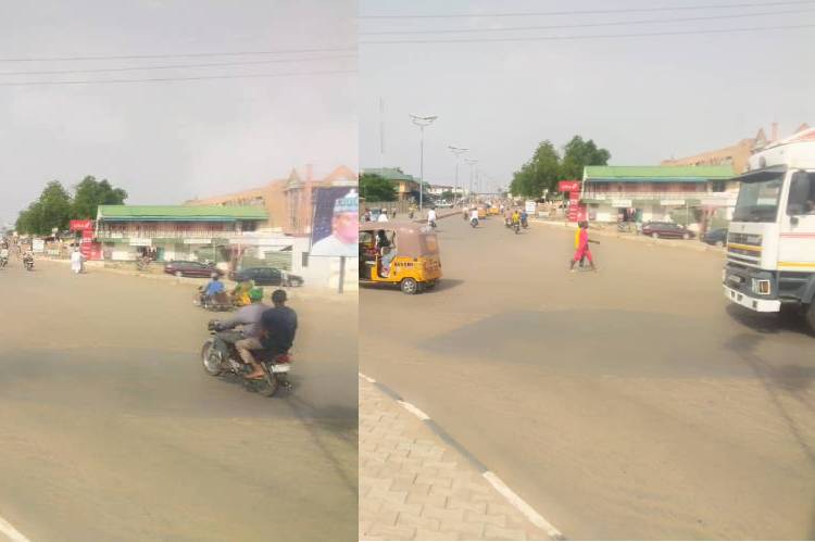 June 12: Gusau in Zamfara busy as residents move about normal businesses