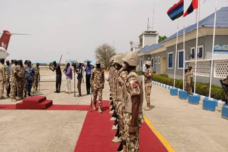 Service Chiefs, IGP arrive in Maiduguri