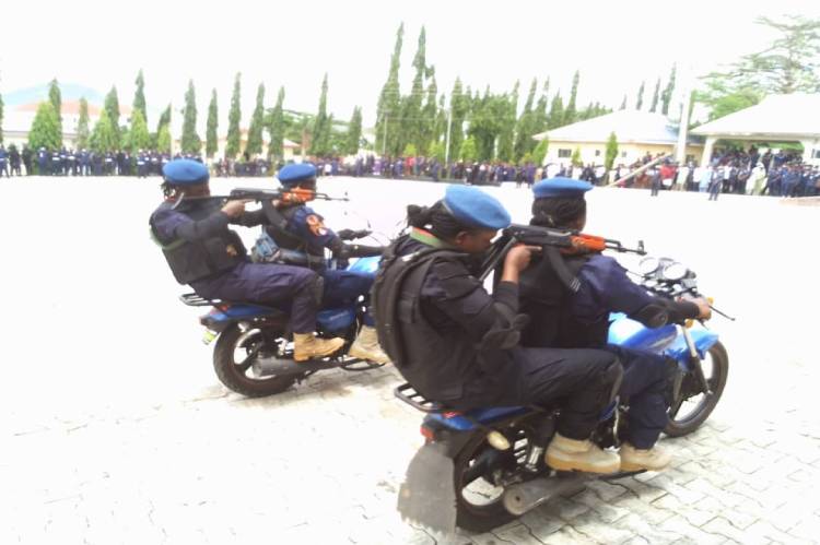 NSCDC Women Special Security Squad undergoes training