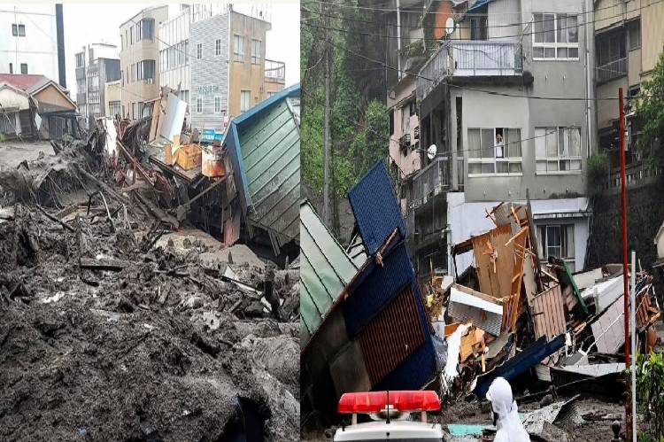 At least two dead after heavy rains trigger landslide in Japan