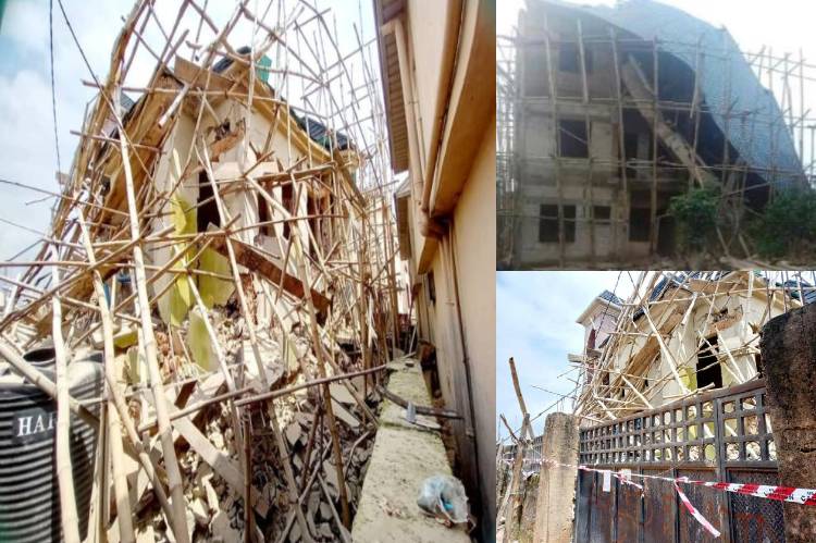 24 persons escape death as two buildings collapse in Anambra