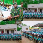Kebbi donate six Hilux patrol Vehicles, 30 motorcycles to Nigerian Army