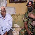 Latest Breaking News in Nigeria about NYSC: NYSC DG visits corps anthem composer, says corps will honour him