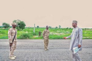 Governor Zulum visits Wulgo in Lake Chad shores