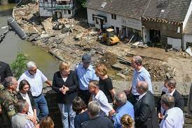 recent news about flooding in Germany, Belgium