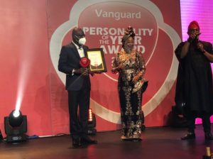 Governor Sanwo-Olu wins Vangaurd 'Personality Of The Year' Award