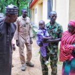 Latest news in Nigeria Governor Zulum receives another Chibok Schoolgirl in Gwoza