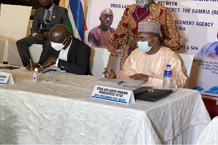 NDLEA signs MoU with Gambian anti-narcotic agency to combat drug trafficking