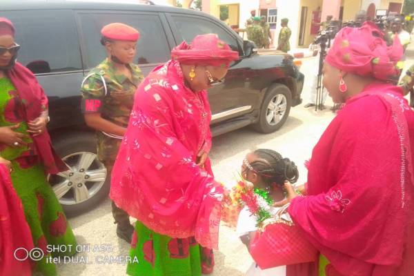 Latest Breaking News about NAOWA: NAOWA President, Salamatu Yahaya, arrives Gusau