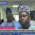 Latest News in Nigeria is that Rasheed Ologundudu unveiled as Lions Club's District Governor