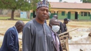 Governor Zulum holds impromptu tests for teachers in Baga