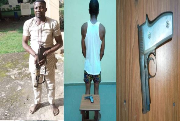 Police arrest suspected robber, cultist in Delta, recover AK-47 gun