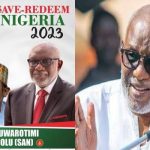 Latest news in Nigeria is that Akeredolu distances self from presidential election promotional activities