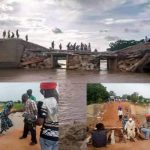 Latest news in Nigeria today is that Flood cuts off Adamawa/Borno bridge, paralyses economic activities