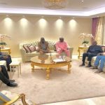 Latest Breaking News About Asiwaju Bola Ahmed Tinubu : Senators Abiru, Bamidele, Yayii, Others visit Asiwaju Tinubu in London