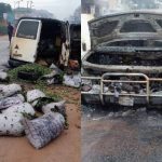 Latest Breaking News About Enugu State: Vehicle carrying Vegetables set ablaze in Enugu