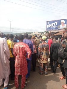 Residents of Ado Ekiti protest kidnap of four persons by suspected gunmen