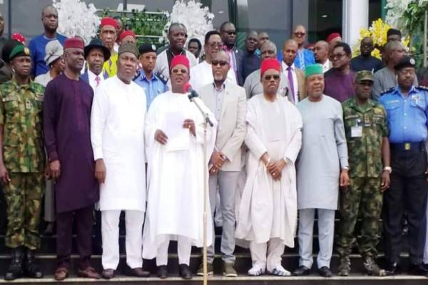 Latest reaking Political News In Nigeria Today: Siouth East Governors, Leaders urge residents to reject IPOB
