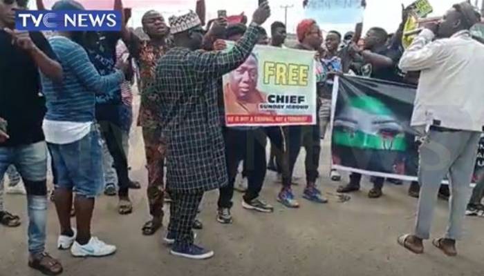 Youths protest in Oyo to mark one year anniversary of Endsars