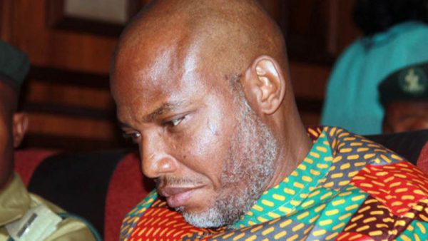 UPDATED: Nnamdi Kanu pleads not guilty to amended charge, Journalists prevented from covering proceedings