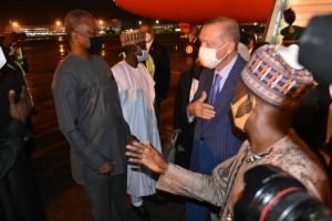 Buhari receives Turkish president Recep Erdogan in Abuja