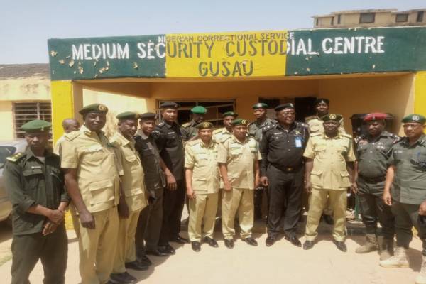 Zamfara Police Commissioner visits Correctional Facility in Gusau