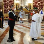 Nigeria’s Ambassador to Spain Demola Seriki presents his letter of credence to King Felipe VI in Madrid