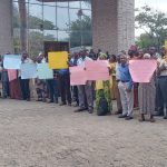 NASU, others protest over minimum wage arrears, earned allowance in UNILORIN