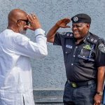Akeredolu, Security heads celebrate retiring Commissioner of Police, Bolaji Salami