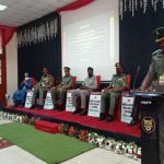 National Security: Army engages veterans, calls for synergy between civilians and military. Nigeria will overcome it's current security challenges if the citizens develop a strong relationship with the military and complement their efforts in fighting terrorism. The Chief of Army staff, Lt Gen Farouk Yahaya Made this known while speaking at a workshop organised to train veterans and personnel of the Army in Ibadan. The Chief of staff who was represented by the chief of Administration, Usman Mohammed also urged the officers and veterans in the military to rekindle their effort to positively influence security and cohesion in Nigeria. He reteirated the Army's effort in ensuring that the welfare of its officers to improve their standard of living. In his remark, the General Officer Commanding 2Division Maj. Gen. Gold Chibuisi urged the veterans, retirees and serving officers of the Army utilise their capacities to enhance optimal performance in ensuring the security of the nation Declaring the worship open, the Chief of staff to Governor of Oyo state, Segun Ogunwuyi commended the Army for initiating such programme. He said it would go a long way in boosting the knowledge and capacity of the Nigerian Army in security lives and property.