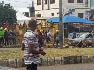  Pandemonium in Akure as motorcyclists attack police station over killing of their colleague 