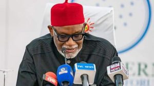 Akeredolu felicitates Christians at Christmas, urges moderate celebration