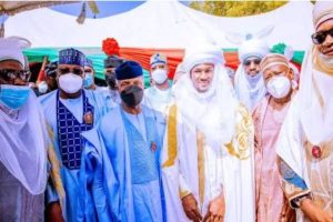Osinbajo, Lawan, Masari, other dignitaries grace Yusuf Buhari's turbaning in Daura